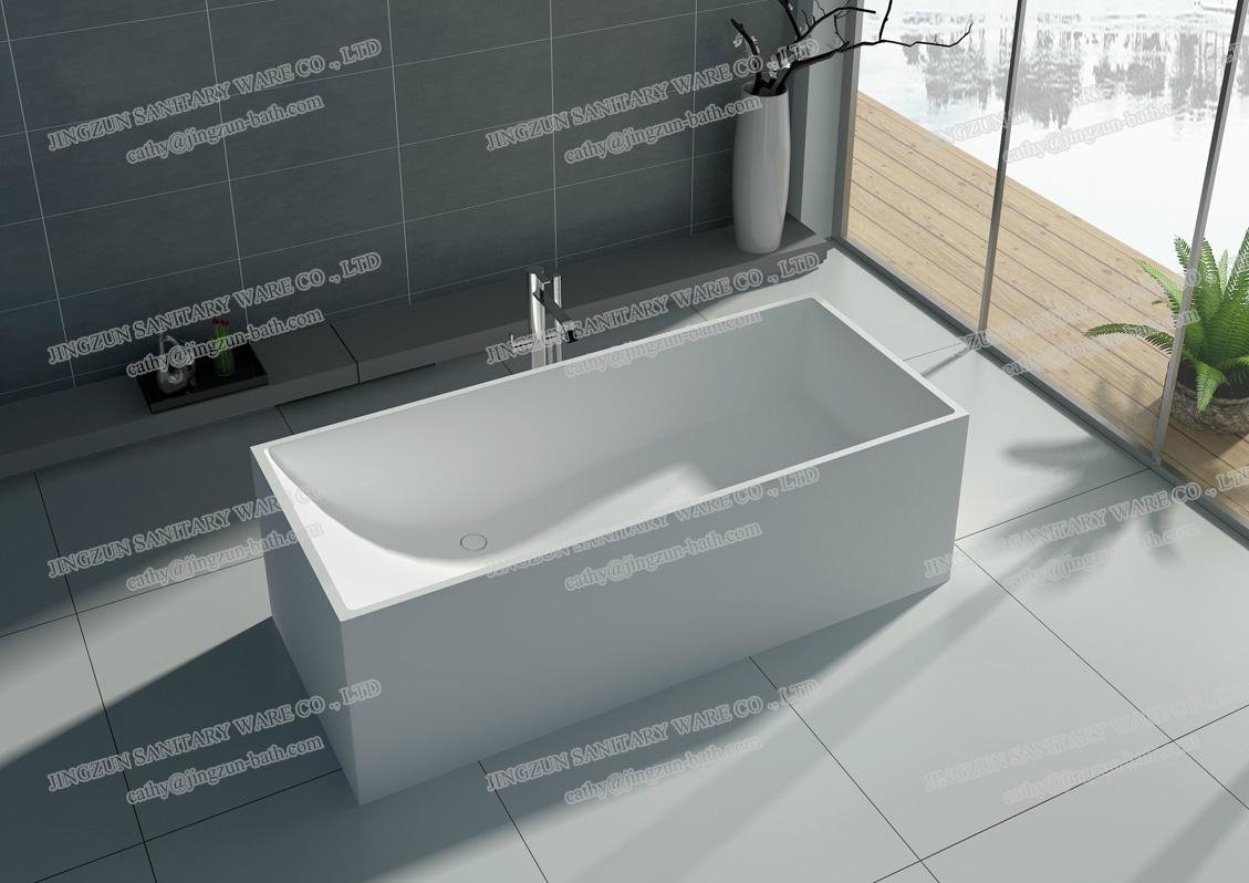 Jingzun Mineral Freestanding Solid Surface bathtub 2