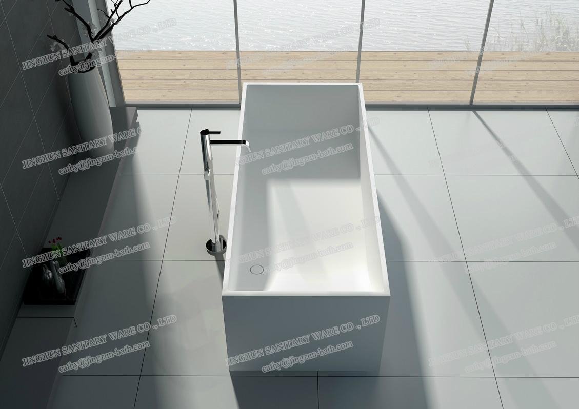 Jingzun Mineral Freestanding Solid Surface bathtub 3