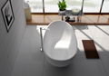 Jingzun  Freestanding Bathtub Solid Surface Bathtub 3