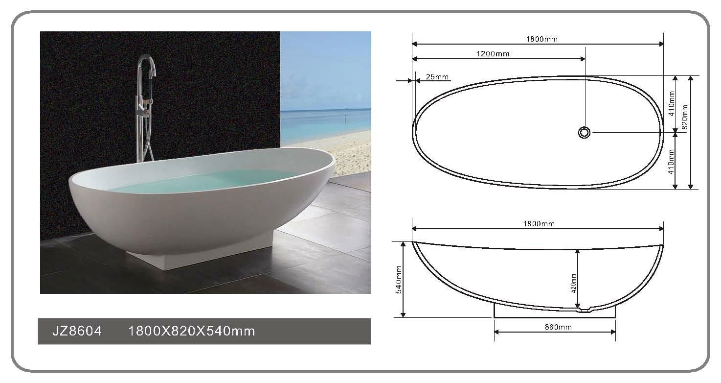 Jingzun Artificial Stone Bathtub 4