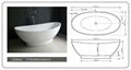 Jingzun Solid Surface Bathtub 4