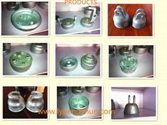 Insulator hardware porcelain cap and pin