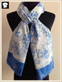 Florals cotton scarves for women,