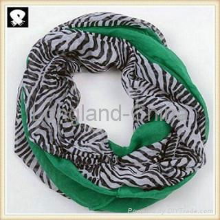Infinity scarves with your custom scarf designs in our china scarf factory