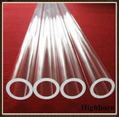 clear quartz glass tube