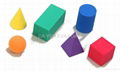 EVA Foam Geometric Solid Block Set, 4cm, 6 piece