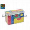 Creative Colorful EVA Foam Building Blocks, 4cm, 30 pcs