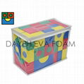 Creative Colorful EVA Foam Building Blocks, 4cm,68pcs