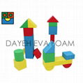 Giant Neon EVA Foam Building Blocks,12cm