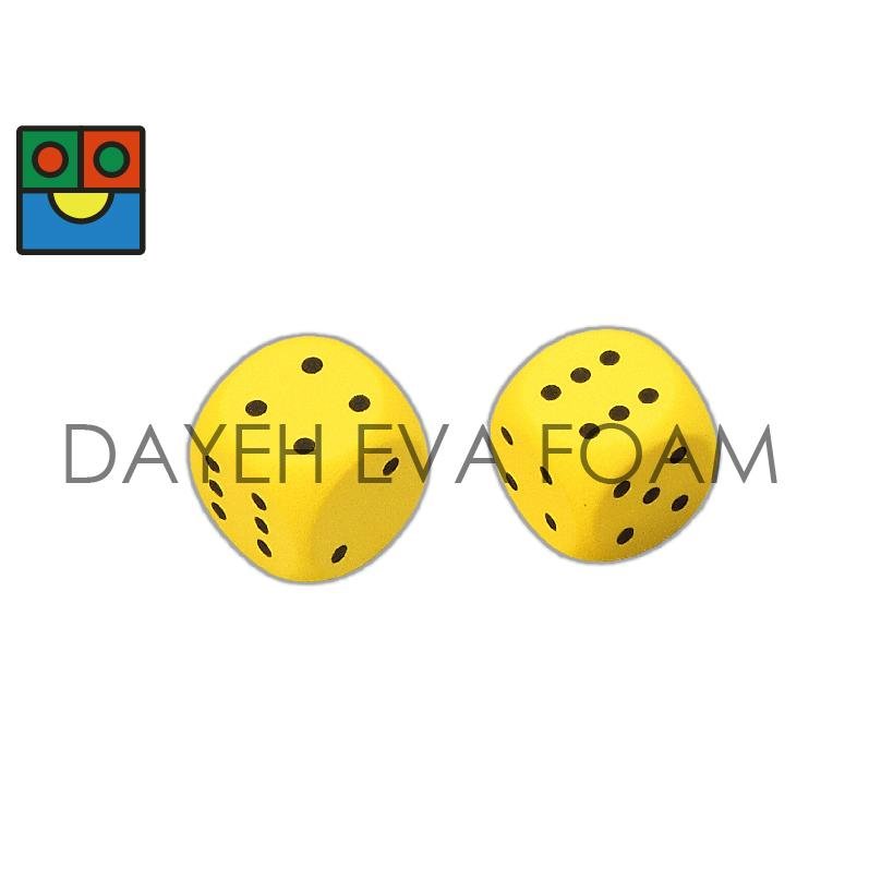 D7005DR  Round Dice 50mm Dots1-6