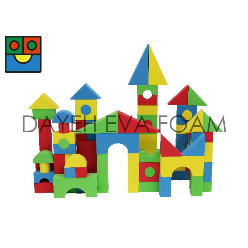 B6672 Color Building Block 72pcs