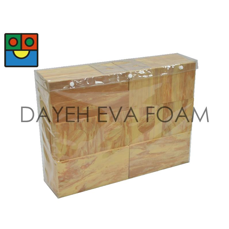 B6740W Wood-like building block 40pcs.