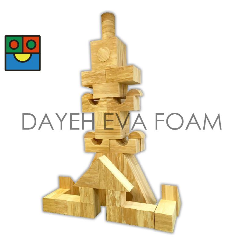 B6552W Wood-like building block