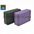 EVA Exercise Fitness Striped 3" Yoga Block