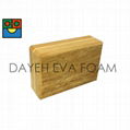 EVA Exercise Fitness Wood-like 3" Yoga Block 