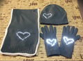 offer light up hat scarf gloves with LEDs 1