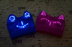 light up beanie with LEDs