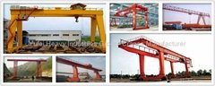 Double girder construction portal crane for sale 30t