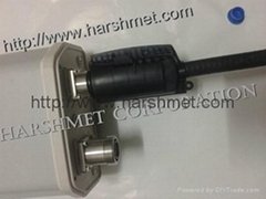 1/2" Coax to Antenna Weatherproof Clamshell Enclosure for DIN Connectors