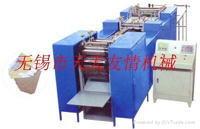 High speed food paper bag machine