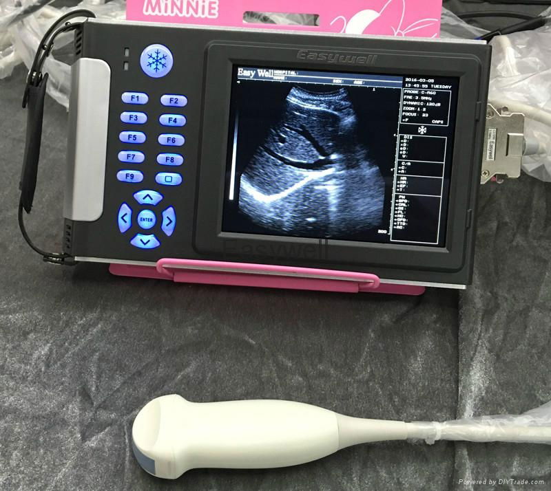 Handheld Veterinary ultrasound scanner EW-B10V with Micro-Convex probe C5R10 for 3