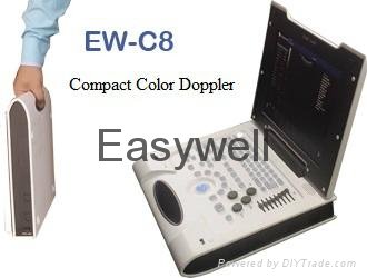 Portable Color Veterinary Ultrasound images EW-C8V with Micro-Convex probe C3.5R