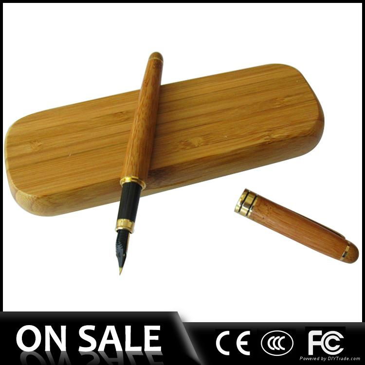 新款熱銷竹制筆木製筆 3