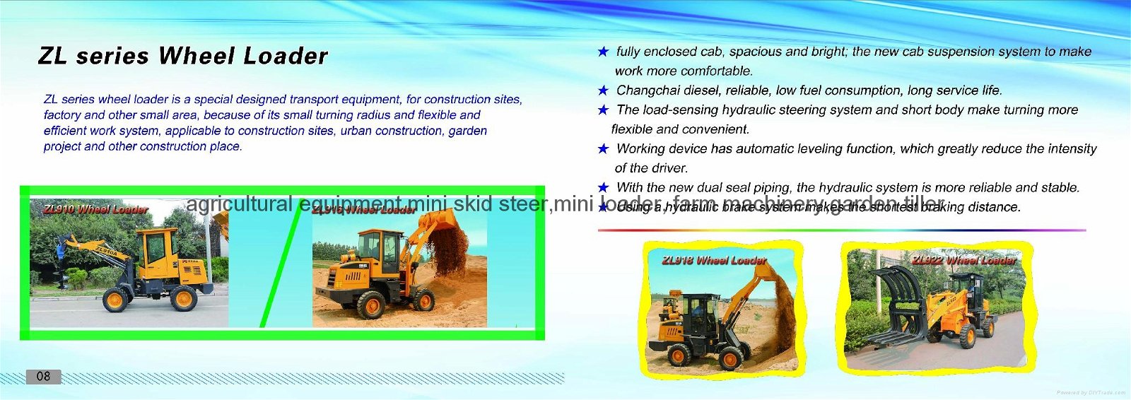 1.6ton  wheel loader with best quality 5