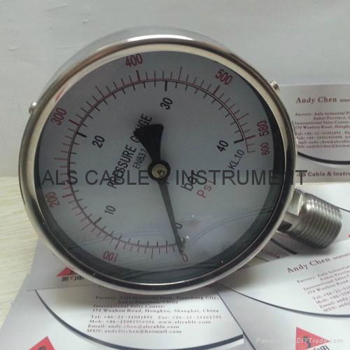 Stainless Steel Pressure Gauge 2