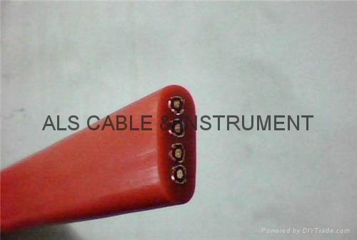 Silicon Rubber and Flame Retardant Flat Power Cable 2