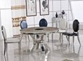 stainless steel round dinning table 332