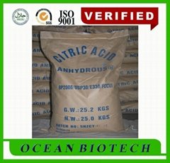 Manufacturer Supplying High Quality Citric acid cas 77-92-9