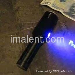 intelligent CREE LED torch flashlight by touch screen remote control  3