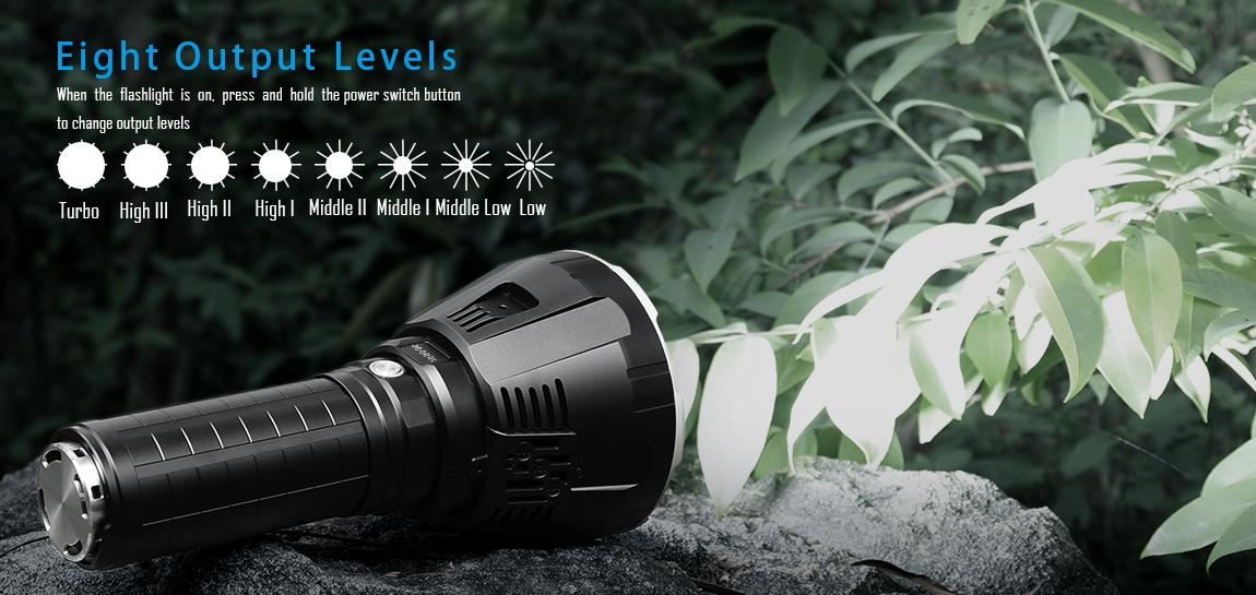 Imalent R90TS LED flashlight 36000lm and 1750meters 5