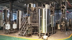 Tiantai 500L Steam Heating 2-Vessel Semi-Auto microbrewery