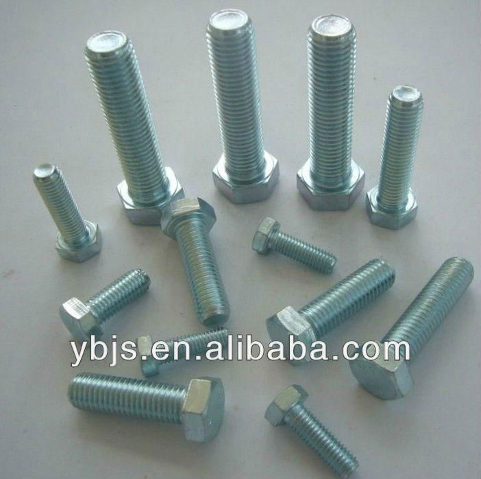 DIN933/931 Hex Bolt Grade4 Zinc plated 2