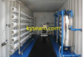 Water Filtration Systems Containerized Seawater RO Desalination Plant  200T/D  1