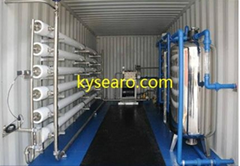 Water Filtration Systems Containerized Seawater RO Desalination Plant  200T/D 