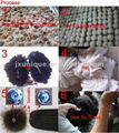 Winter colorful choice childred fur pom knitting hat 5