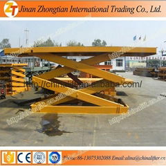 CE BV ISO approved hydraulic scissor lift platform price