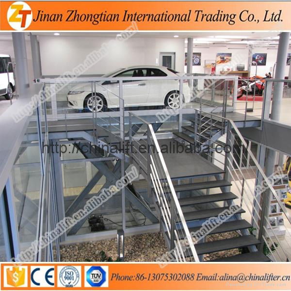 Hydraulic car elevator scissor car lift used for garage 2