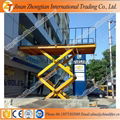 CE BV ISO certification hydraulic scissor car lift elevator 4