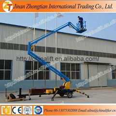 CE BV ISO proved articulated boom lift platform for out working