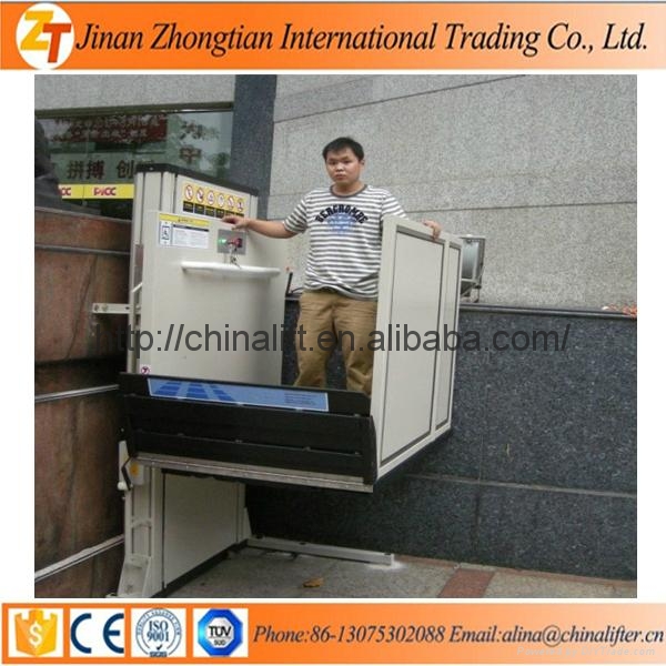 Vertival model wheelchair lift table used for disabled people ZTVL