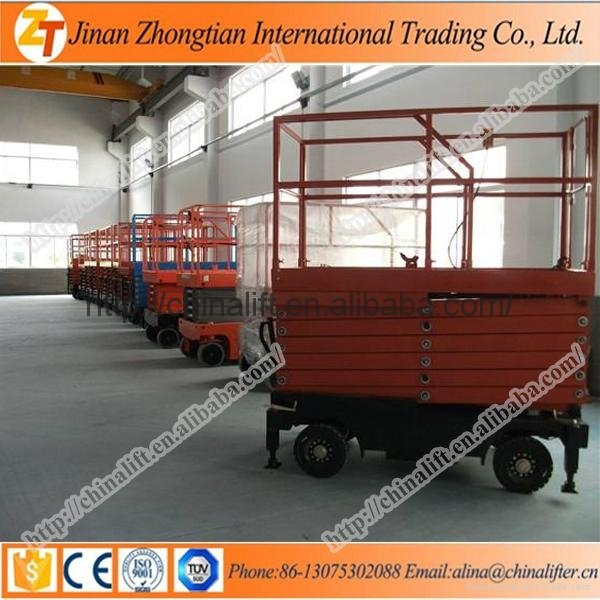Kinds of best selling hydraulic scissor lift platform for out working