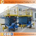 Kinds of best selling hydraulic scissor lift platform for out working 4