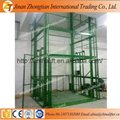 Stationary guide rail lift table cargo delivery elevator 5