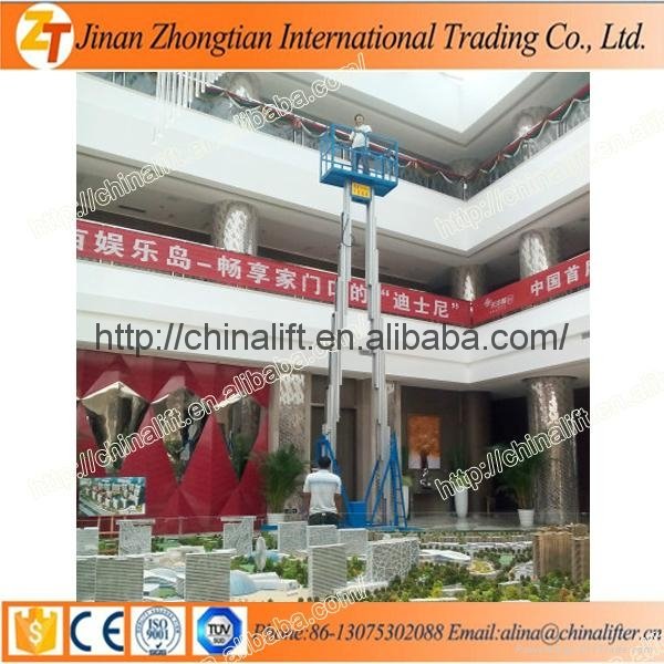 Aluminum alloy lift platform with 4m-20m height for out working 3