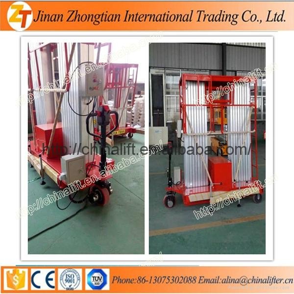 Aluminum alloy lift platform with 4m-20m height for out working 5