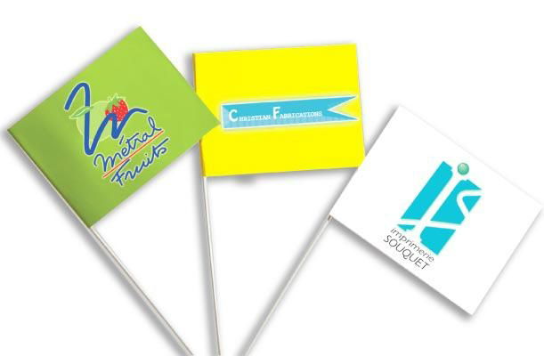 paper flag promotional flags advertising flags